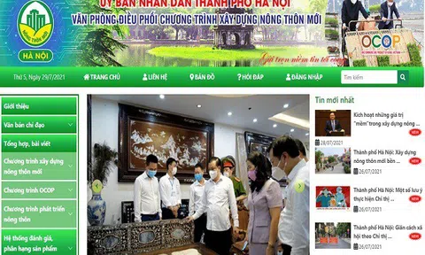 Trang thông tin chuyên sâu về nông nghiệp, phát triển nông thôn, sản phẩm OCOP, nông thôn mới của Hà Nội
