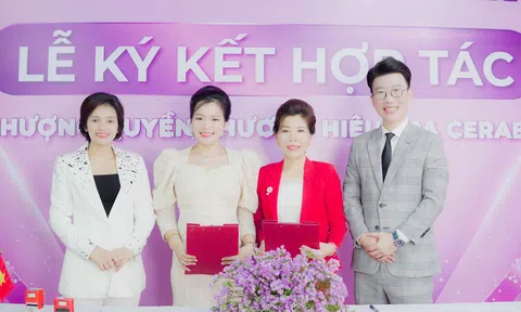 Lễ ký kết hợp tác giữa Chuỗi nhượng quyền thương hiệu Spa Cerabe và Giám đốc Chi vùng Triệu Thị Kiều