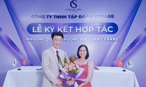 Lễ ký kết hợp tác giữa Chuỗi nhượng quyền thương hiệu Spa Cerabe và Trưởng phòng Kinh doanh Nguyễn Thị Yến