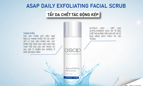 RÚT NGẮN CHU TRÌNH TÁI TẠO DA VỚI DAILY EXFOLIATING FACIAL SCRUB