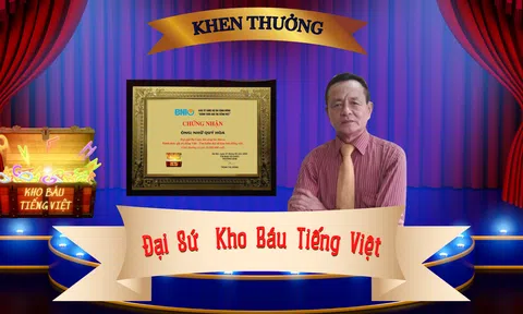 Đại sứ kho báu tiếng Việt - Nhữ Quý Hòa sau chung kết cuộc thi sáng tác thơ ca đánh thức giá trị tiếng Việt