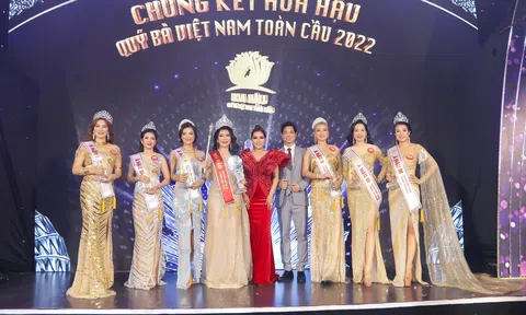 Ngôi vị Á hậu 2 Hoa hậu Quý bà Việt Nam Toàn cầu 2022 đã thuộc về thí sinh Hà Linh