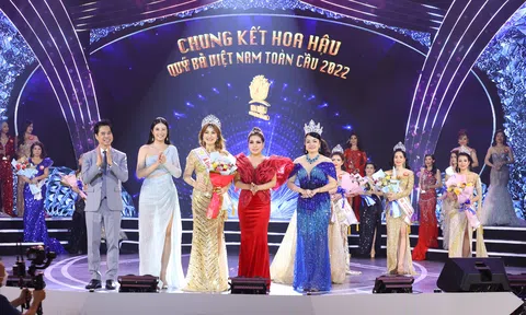 Doanh nhân Trần Thụy Thanh Nhã đăng quang Á hậu 1 Hoa hậu Quý bà Việt Nam Toàn cầu 2022.