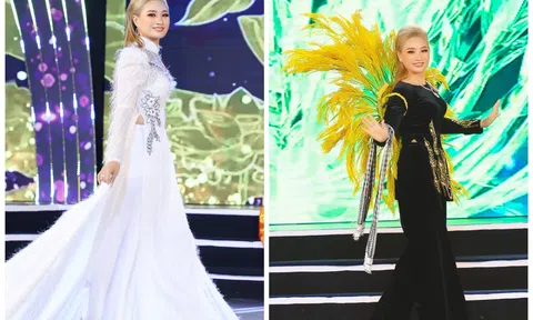 Á hậu 2 Trịnh Thị Lan được cổ vũ nồng nhiệt trong đêm Chung kết Hoa hậu Quý bà Việt Nam Toàn cầu 2022