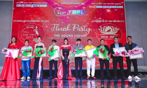 Dạ tiệc tri ân ấm cúng của Nữ hoàng Doanh nhân đất Việt 2022 và Hoa hậu Quý bà Việt Nam Toàn cầu 2022