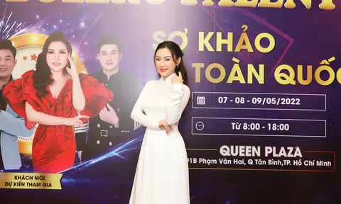 Hoa hậu Vũ Ngọc Anh quyến rũ trong buổi sơ khảo Bolero Talent 2022