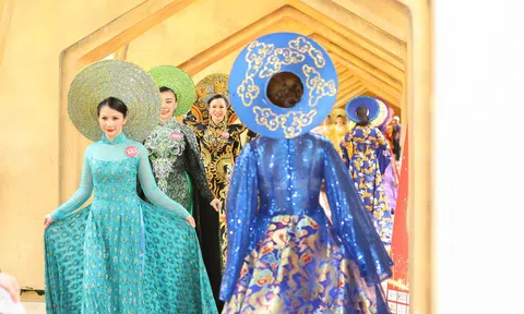 Đặc sắc với phần trình diễn thời trang tại Bà Nà Hills của thí sinh Hoa hậu Doanh nhân Việt nam Toàn cầu 2022