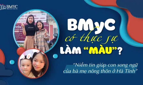 BMyC có thực sự làm “màu”? Niềm tin giúp con song ngữ của bà mẹ nông thôn ở Hà Tĩnh