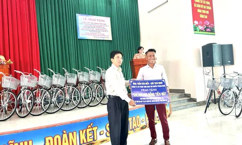 Đồng Nai: Công ty Khai Trí trao quà ủng hộ công tác phòng chống tội phạm, giữ gìn TTXH tại xã Xuân Mỹ huyện Cẩm Mỹ