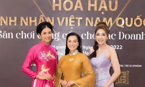 Họp báo công bố cuộc thi Hoa Hậu Doanh Nhân Việt Nam Quốc Tế 2022 thành công, mãn nhãn