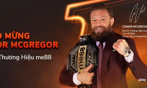 Võ sĩ Conor McGregor công bố đối tác năm 2022/23