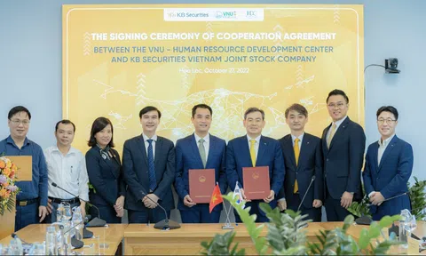 Chứng khoán KB Việt Nam và Đại học Quốc gia Hà Nội: Thúc đẩy hợp tác toàn diện và phát triển nguồn nhân lực mới