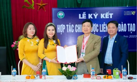 Viện phát triển sức khỏe và sắc đẹp Việt ký kết hợp tác đào tạo nghề làm đẹp cùng trường Trường Cao đẳng công thương Việt Nam