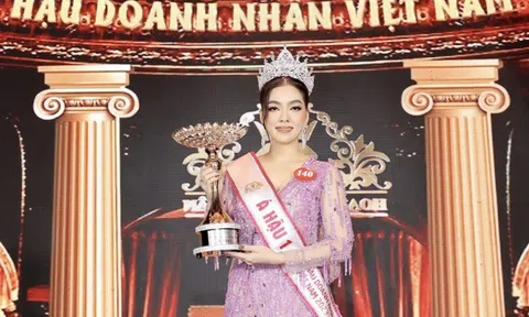 Doanh nhân Nguyễn Thị Hải Yến đăng quang Á hậu 1 Hoa hậu Doanh nhân Việt Nam 2023