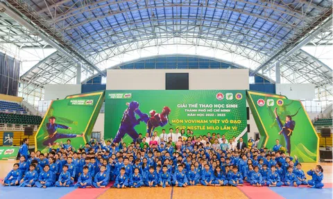 Giải Vovinam Việt Võ Đạo Cúp Nestlé MILO 2023 chào đón gần 2.000 vận động viên tham gia tranh tài