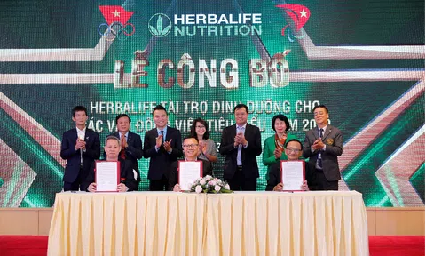 Herbalife Việt Nam tài trợ sản phẩm dinh dưỡng cho các Vận Động Viên Việt Nam trong năm 2023