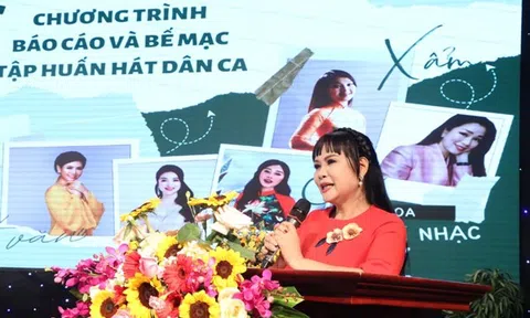 Khoa thanh nhạc Trường đại học VHNTQĐ: Tập huấn hát dân ca và ứng dụng vào thực hành biểu diễn