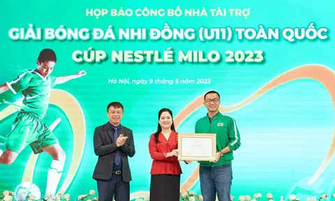 Nestlé MILO đồng hành cùng Giải Bóng đá Nhi đồng (U11) toàn quốc – Cúp Nestlé MILO 2023