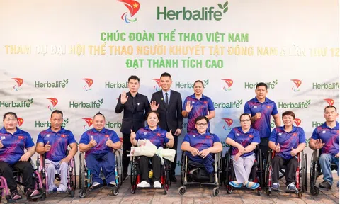 Herbalife Việt Nam đồng hành cùng Hiệp Hội Paralympic Việt Nam tổ chức Lễ Xuất Quân cho vận động viên tham dự ASEAN Para Games 2023 tại Campuchia