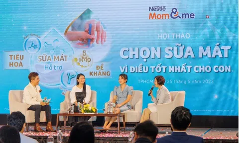 Nestlé tổ chức hội thảo "Chọn sữa mát vì điều tốt nhất cho con", giới thiệu sữa mát Nan Otipro Plus 4 với công thức mới nhất từ Nestlé Thuỵ Sĩ