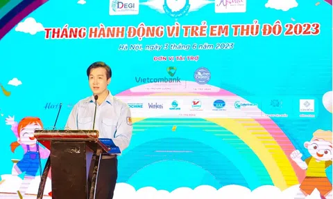 Lấp lánh nghĩa cử nhân văn trong Tháng Hành động vì trẻ em