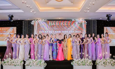 Các nữ doanh nhân tỏa sáng tại bán kết Hoa hậu Quý bà Việt Nam Toàn cầu 2023