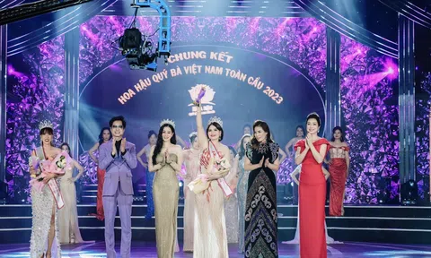 Ngôi vị Á hậu 2 cuộc thi Hoa hậu Quý bà Việt Nam Toàn cầu 2023 thuộc về doanh nhân Lê Thị Thu Hà