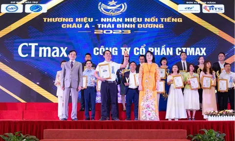 Công ty cổ phần CTMAX vinh dự nhận giải thưởng thương hiệu - nhãn hiệu nổi tiếng Châu Á - Thái Bình Dương năm 2023
