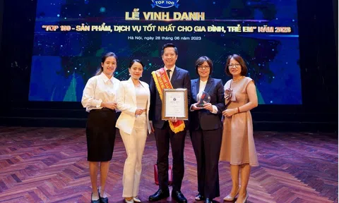 Generali Việt Nam được vinh danh tại giải thưởng “Top 100 sản phẩm dịch vụ tốt nhất cho gia đình và trẻ em” với sản phẩm VITA – Cho Con