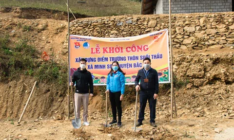 Quỹ từ thiện An Phúc với hoạt động thiện nguyện xây dựng điểm trường tại tỉnh Hà Giang