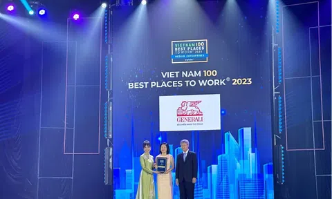 Generali Việt Nam được vinh danh với 4 giải thưởng trong Top “Nơi làm việc tốt nhất Việt Nam 2023”