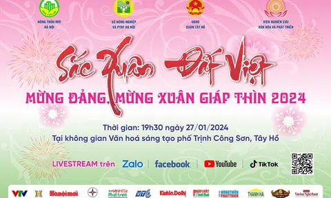 Album "Sắc Xuân Đất Việt 2024 của NSƯT Hương Giang"