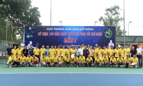 Kỷ niệm 134 năm ngày sinh Chủ tịch Hồ Chí Minh: Giải Tennis Nam Đàn mở rộng diễn ra thành công tốt đẹp