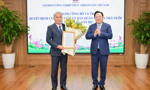 Ông Vũ Anh Tuấn giữ chức Tổng Giám đốc Tập đoàn Công nghiệp Than - Khoáng sản Việt Nam