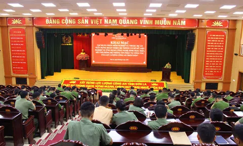 Sơn La: Khai giảng lớp tập huấn sử dụng các phần mềm hồ sơ nghiệp vụ cho lực lượng công an tỉnh