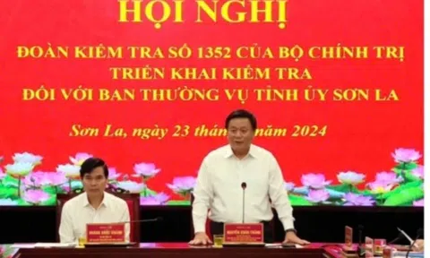 Sơn La đón Đoàn kiểm tra 1352 của Bộ Chính trị