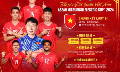 Thông báo bán vé trận chung kết lượt đi trên sân nhà của đội tuyển Việt Nam tại AMEC 2024