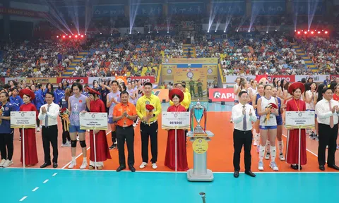 Sôi động khai mạc Giải Bóng chuyền nữ quốc tế VTV Ferroli Cup 2025 tại Vĩnh Phúc