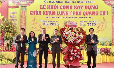 Phú Thọ: Khởi công tôn tạo Chùa Xuân Lũng, di tích hơn 800 năm tuổi