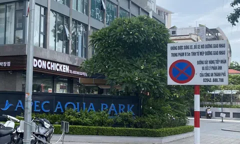 Chung cư Apec Bắc Giang: Hầm gần như bỏ không, xe chen chúc lòng đường vỉa hè