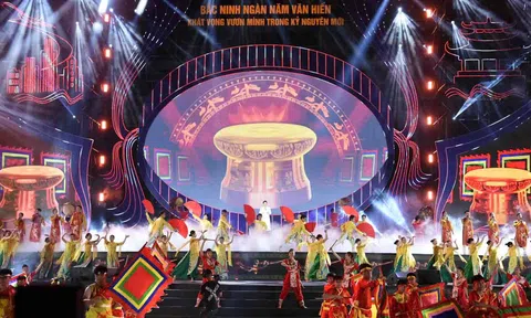 Bắc Ninh rực sáng trong đêm nghệ thuật chào mừng hành trình mới