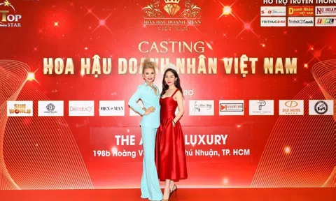Á hậu Vũ Khánh Hòa nổi bật tại buổi casting Hoa hậu Doanh nhân Việt Nam 2022 sau đăng quang