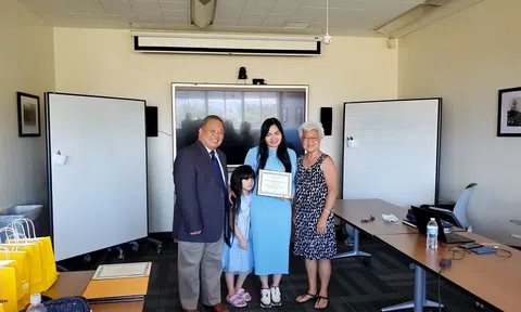 Nữ hoàng Nguyễn Thị Thanh Thuý hoàn thành khóa học Post-doc tại California State University, Los Angeles