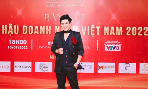 Minh Hưng – Người dẫn chương trình đêm bán kết Hoa hậu Doanh nhân Việt Nam 2022