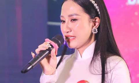 Phần thi tài năng của thí sinh Vũ Thị Ngọc lấy nhiều nước mắt của ban giám khảo