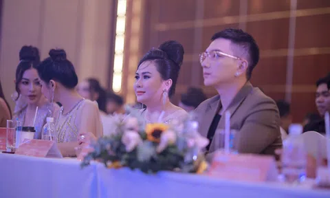 Hoa hậu Thiện nguyện Lý Kim Ngân thần thái sang trọng tại đêm thi tài năng HHDN Việt Nam 2022