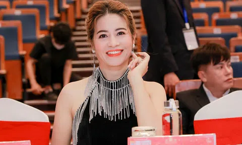 Á hậu Vũ Thị Xuyến xuất hiện với vai trò cố vấn trong đêm chung kết Hoa hậu Doanh nhân Việt Nam 2022