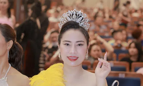 Á hậu Phan Thị Lệ Thu xuất hiện nổi bật tại chung kết Hoa hậu Doanh nhân Việt Nam 2022