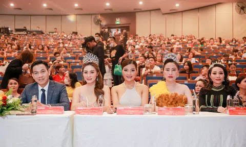 Á hậu Trần Thụy Thanh Nhã ngồi “ghế nóng” chung kết HHDNVN 2022