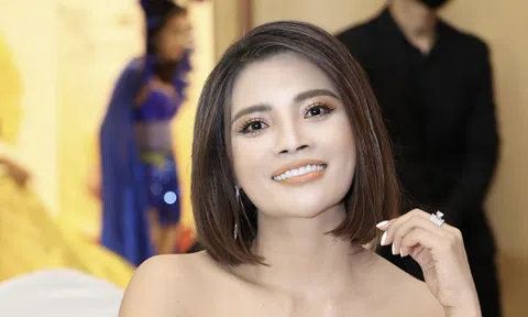 Á hậu Hà Linh khoe sắc vóc tươi trẻ tại buổi casting toàn Quốc cuộc thi HHTHVN 2022